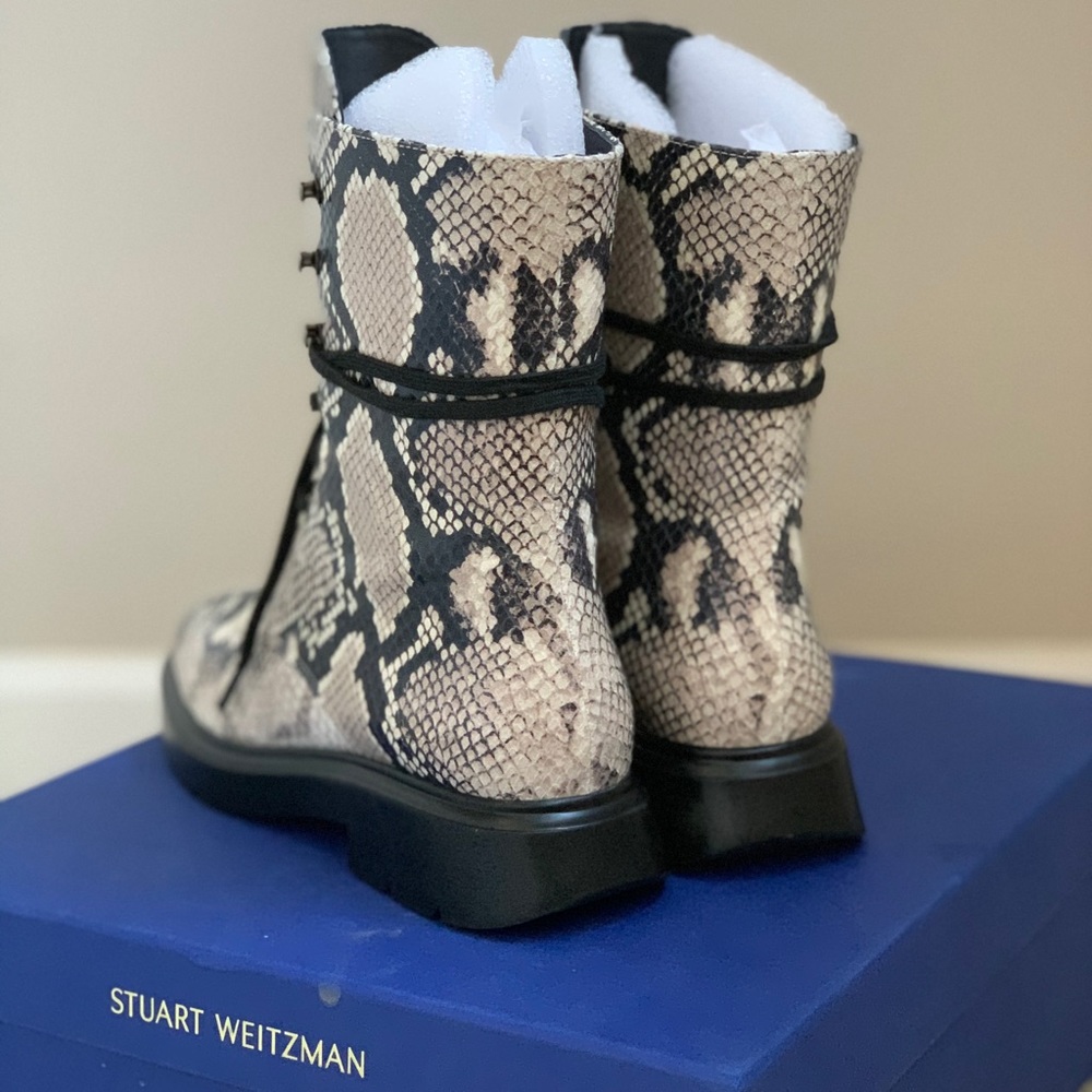 Stuart Weitzman Mckenzee Python-Embossed Boots - image 3